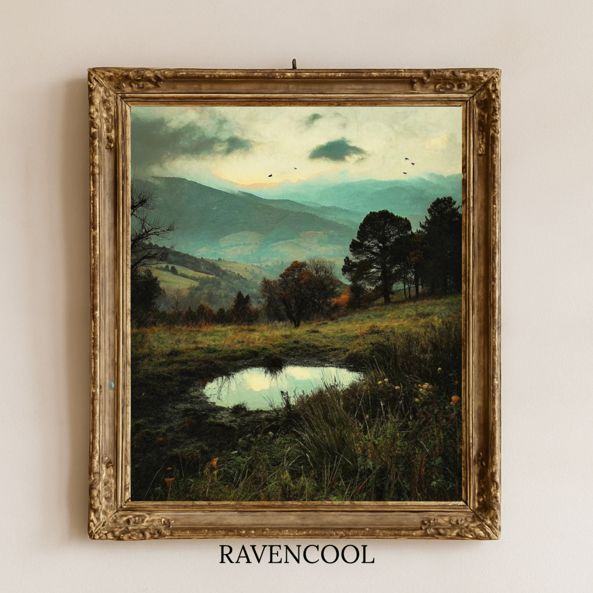 digital countryside photography decor.